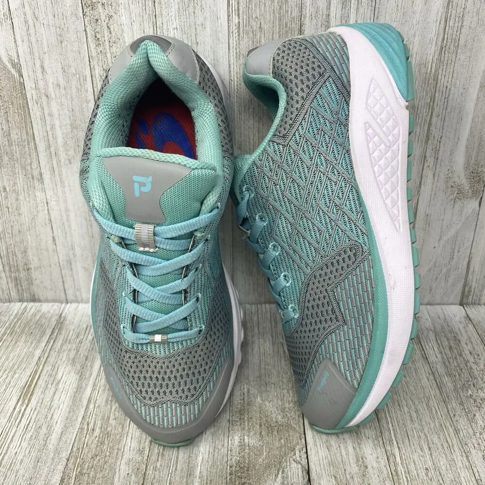 PROPET ONE Grey/Mint Women's 7.5 W(D) Walking Diabetic Stability Shoe WAA102M - Picture 5 of 10